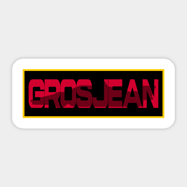 Romain Grosjean Sticker by SteamboatJoe